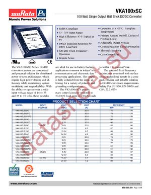 VKA100LS05C datasheet  